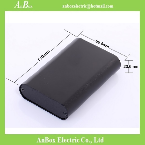 60/110x 69.8x23.6mm  DIY Small aluminum alloy aluminum enclosure wholesale and retail