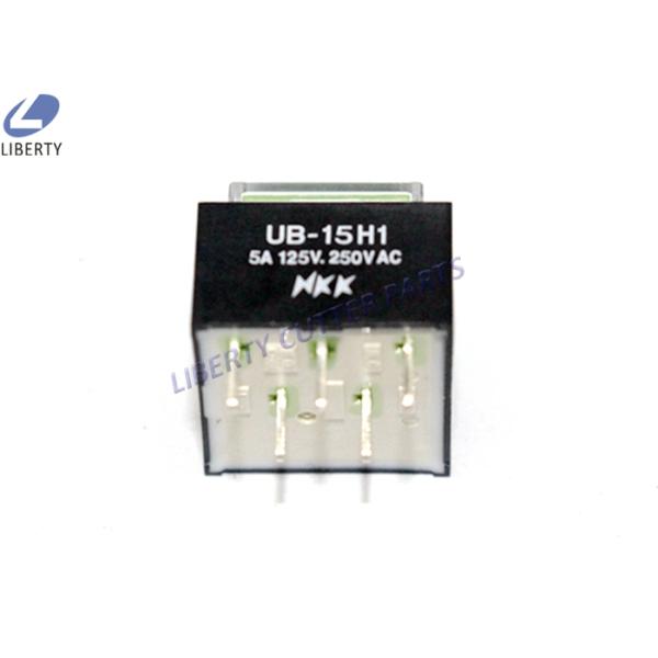 Green Button NKK Switches UB-15H1 For XLC7000 Auto Cutter Parts 5A 125V 250V AC
