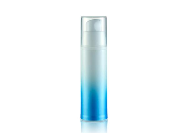 Plastic Pump Dispenser Bottle Foundation Pump Bottle Round Shape Blue SR2107B