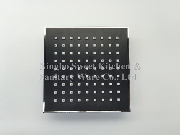 ABS plastic material square chrome plating shower head overhead shower top shower rain shower three sizes