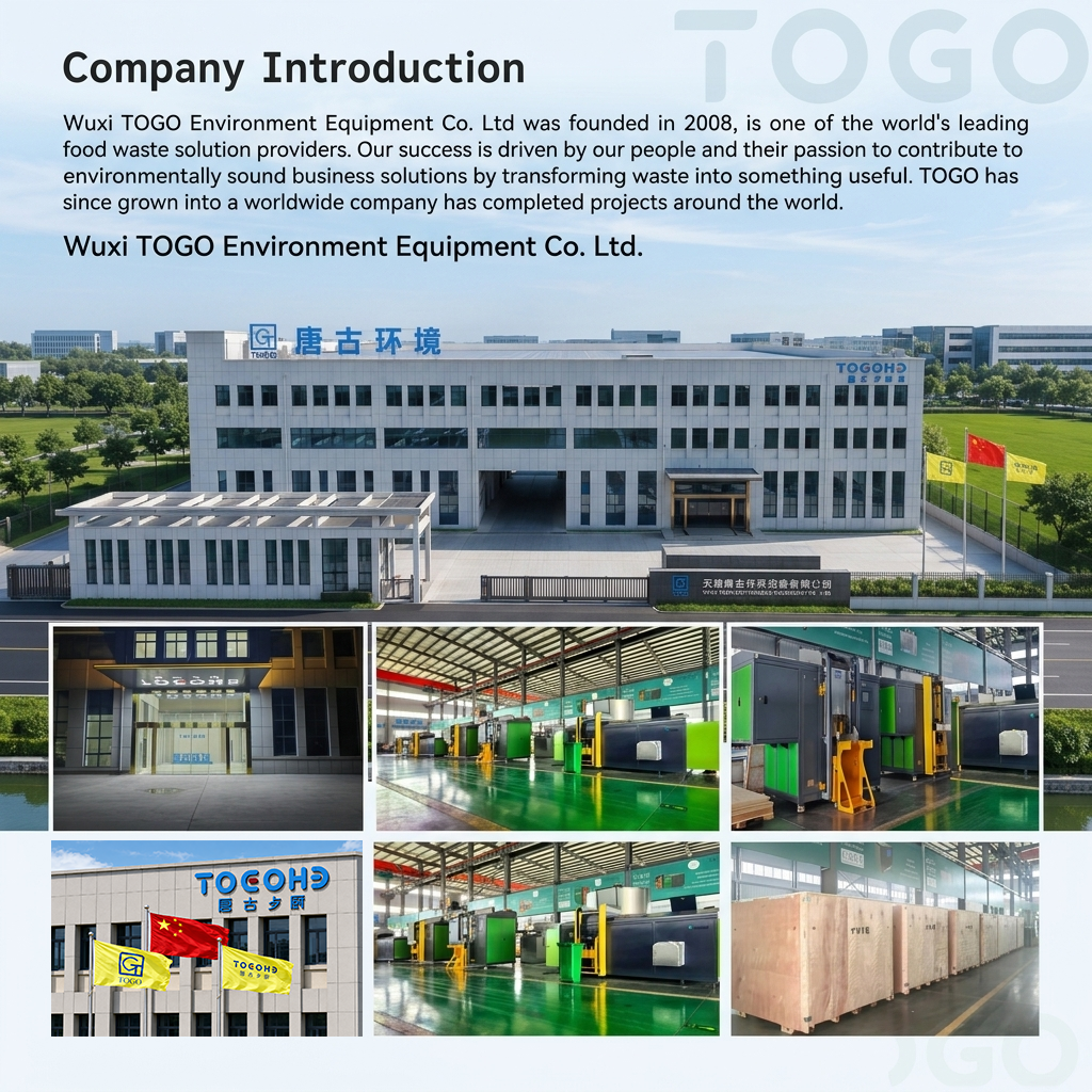TOGO TG-CC-50 Stainless Steel Food Waste Composting Machine with 50 kg Capacity and 21-24 Hour Fast Composting