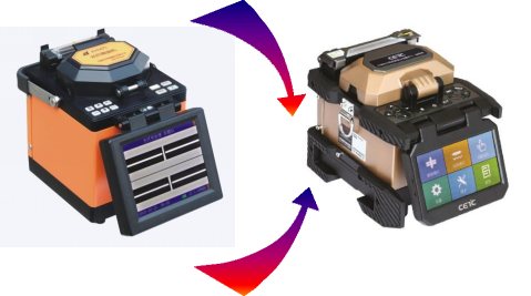 Облегченные инструменты испытания волокна, машина сплавливания кабеля оптического волокна соединяя