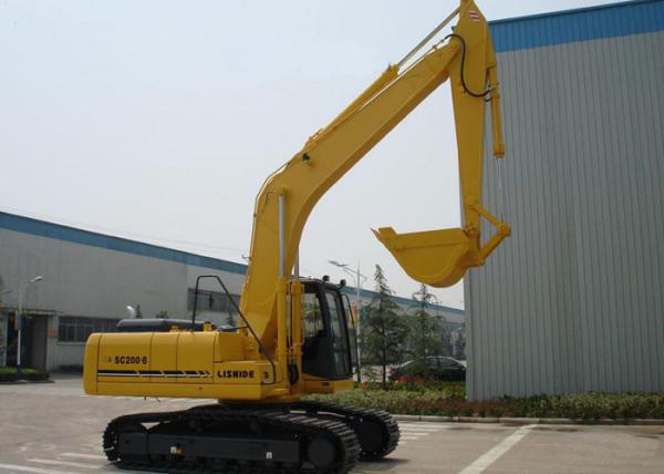 Hydraulic Heavy Equipment Excavator SC200.8 With Closed Cab 108kw Cummins Diesel Engine