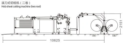 Высокоскоростной бумажный автомат для резки GM-1400 Ecoographix Sheeter