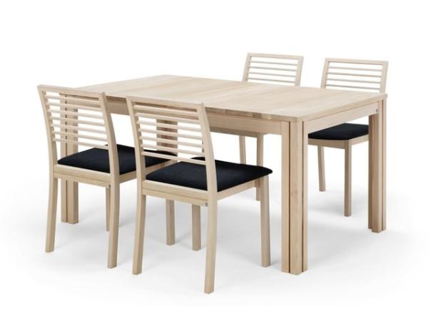 Set de salle à manger en bois naturel rustique pour des espaces de vie élégants