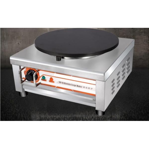 220v Snack Food Processing Equipment Single - Board Electric Non - Stick Pancake Cast Iron Machine