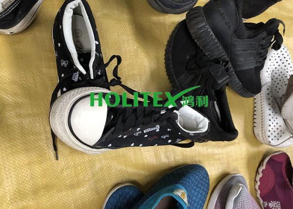 Women Clean Used Canvas Shoes , First Grade Second Hand Clothes Shoes