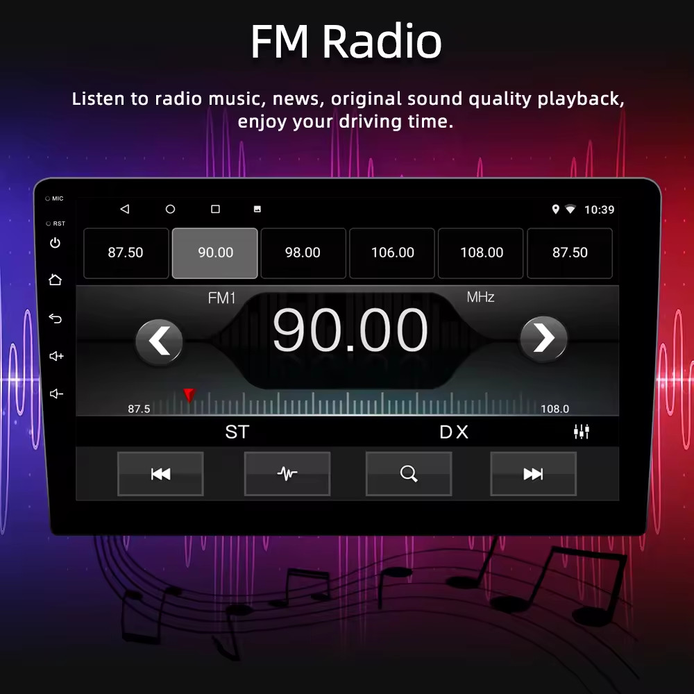 9 дюймов 10 дюймов 9853 Android Car Multimedia для универсальной навигации автомобиля