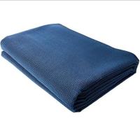 Tapis anti-dérapant pour caravane annexe tapis de camping-car, tapis bleu de plage tapis d'herbe grise avec sac à main