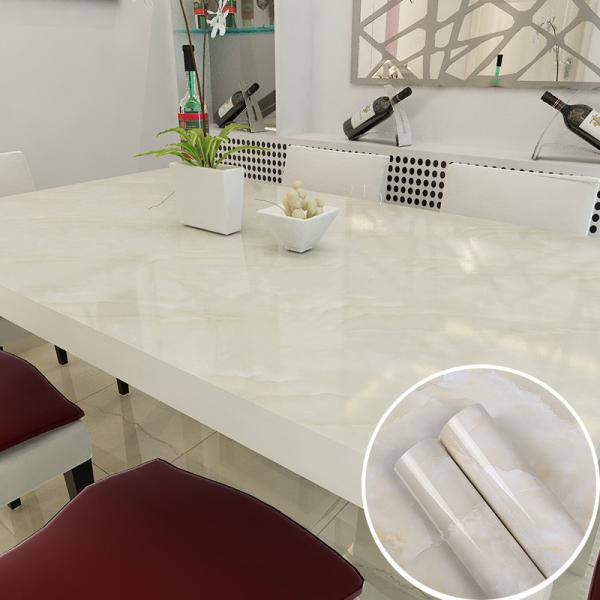 Entertainment Marble Furniture Foil 3D Wallpaper for Wall Decoration in 0.60 M*10 M Roll Size