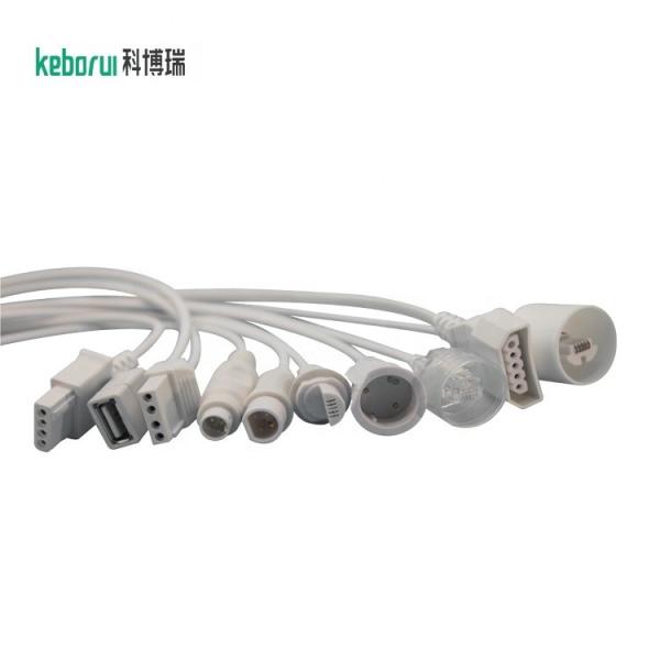 3.2M Disposable IBP Pressure Transducer Cable For Utah Transducer