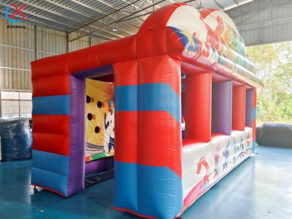 Factory Commercial Inflatable Sport Game Basketball Toss Sport Game Ball Shot Game