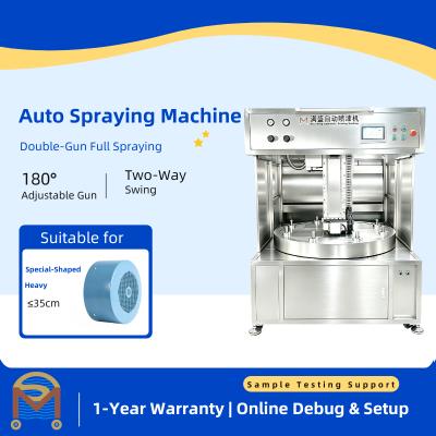 Automatic Spray Painting Machine, Coating Equipment for Metal Wind Cover