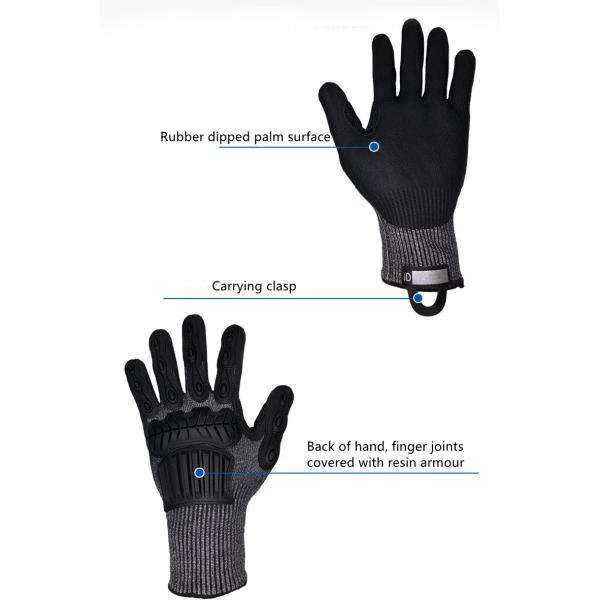 Level 4 Tactical Military Gloves HPPE Anti Tear Full Finger Tactical Gloves