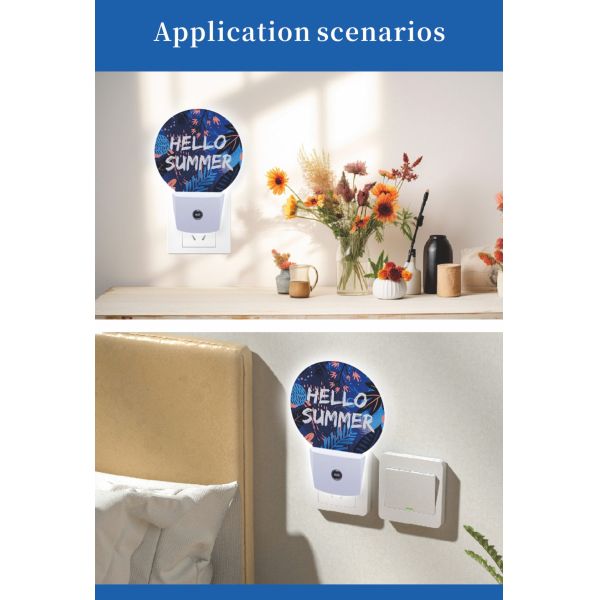 Customizable 3D Acrylic Photo Frames Kids' Night Light Sensor Christmas Sublimation Night Light Blanks Heat Press Novelty Gifts