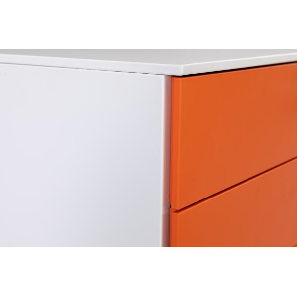 Шкаф постамента черни ящика 3 460MM изогнутый шириной для офисной мебели