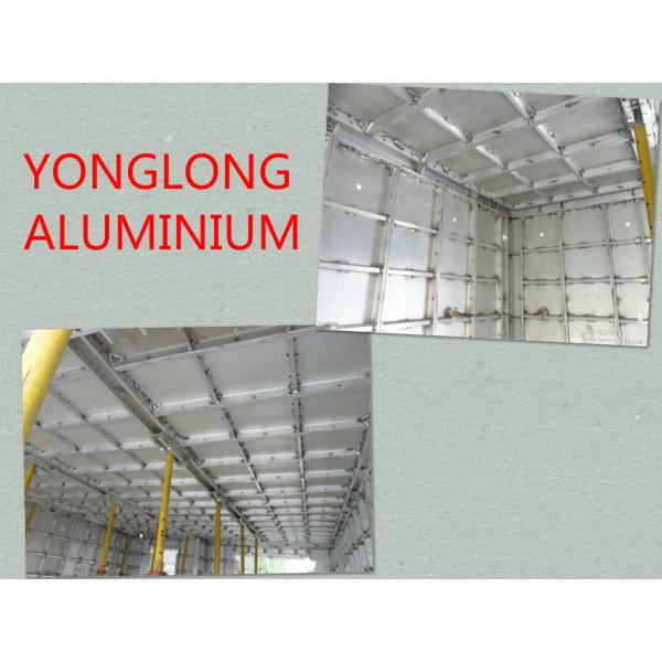 High Precise Aluminum Template Frame Covers , Industrial Aluminium Extrusion Profiles