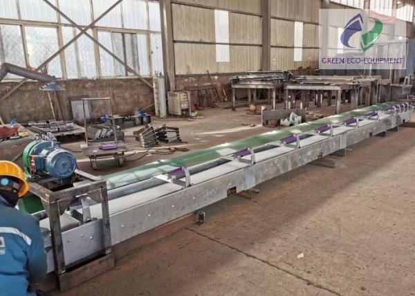 Aluminum Frame PVC Belt Conveyor , Food Grade Belt Conveyor Heat Resistant