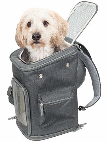 Sturdy Deluxe Pet Travel Carrier Airline Approved Cat Carrier Bag With Mesh Windows