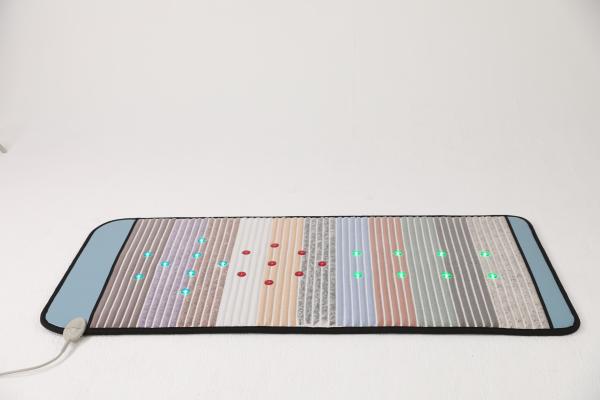 Carbon Fiber Heating Wires 4 Coils PEMF Mattress with  Negative Ion Balls and Energy Stones for Whole Body