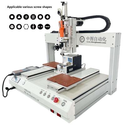Máquina automática de bloqueio por parafuso de 4 eixos Robô automático de condução por parafuso