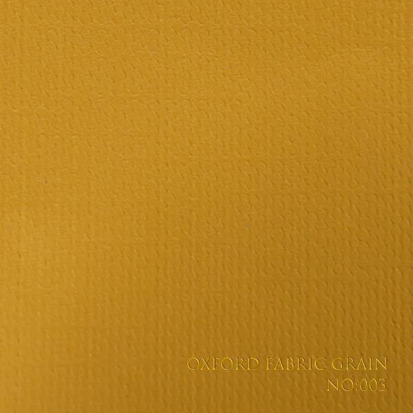 Yellow Textured Leatherette Paper for Book Binding and Premium Packaging, Heavy Weight 110-500gsm with Customizable Gloss/Matt Finish Oxford Fabric Pattern