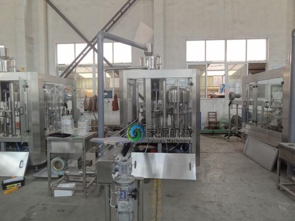 Silvery White Automaitc Water Bottle Filling Machine SUS304 Material