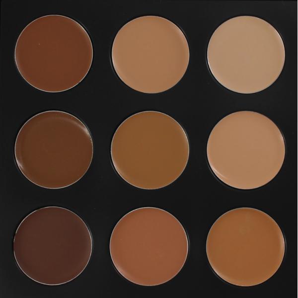 Professional Makeup Easy To Smear Waterproof 9 Colors Makeup Concealer Palette Face Makeup Concealer