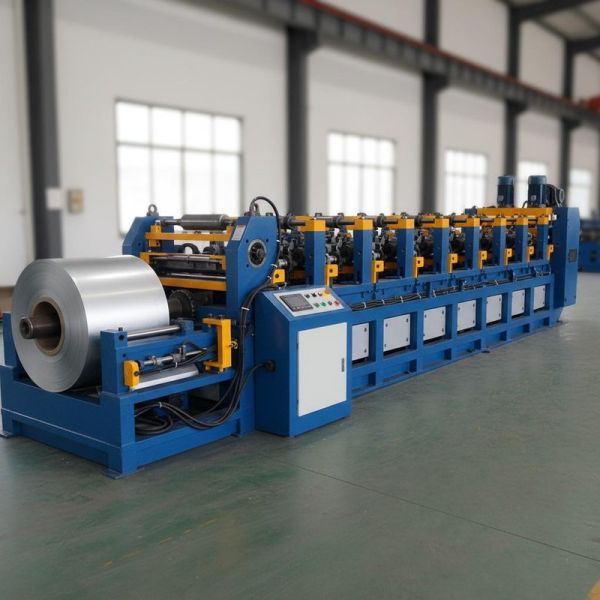 8000kg Heavy-Duty Metal Roofing Roll Forming Machine with PLC Control and 45# Steel Rollers for Roof Sheet Production
