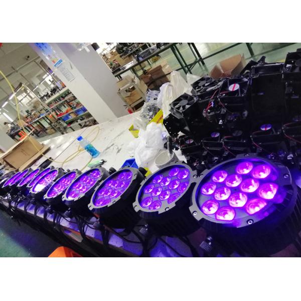 IP65 RGBWAP 6in one Outdoor  Waterproof Flat Led Par With Purple Color Amber Color TSA136