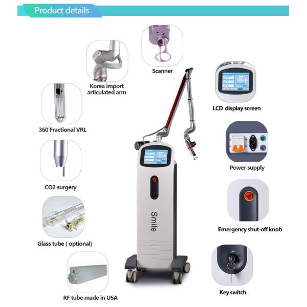 skin rejuvenation fractional co2 laser remove acne dark spots 100w co2 laser machine q switched picosecond laser beauty