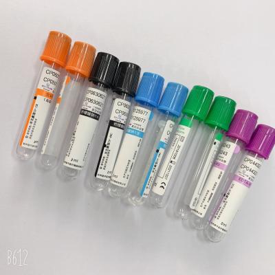 Único uso 3ml 4ml 5ml do citrato cirúrgico do tubo da coleção do sangue do vácuo