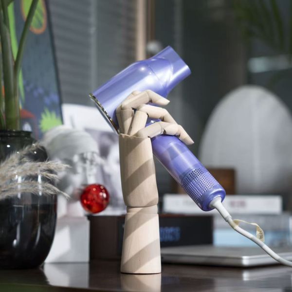 Secador de pelo de plasma con boquilla magnética de 360°, cuidado iónico, motor digital, secador de pelo de alta velocidad