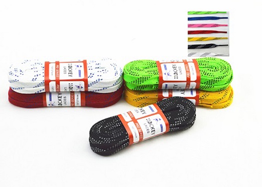 Anti Abrasive Colored Skate Laces Wear Resistant , Roller Hockey Laces