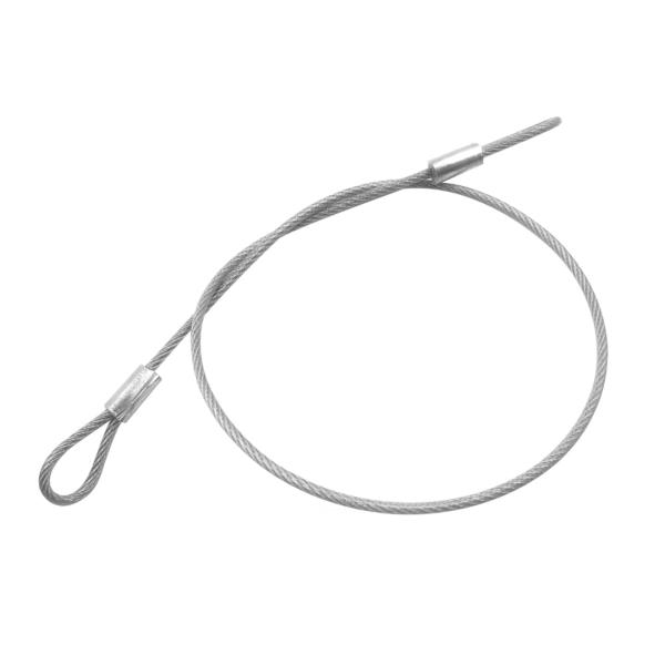 Eslinga de cable de acero inoxidable con lazos de ojo AISI304/316