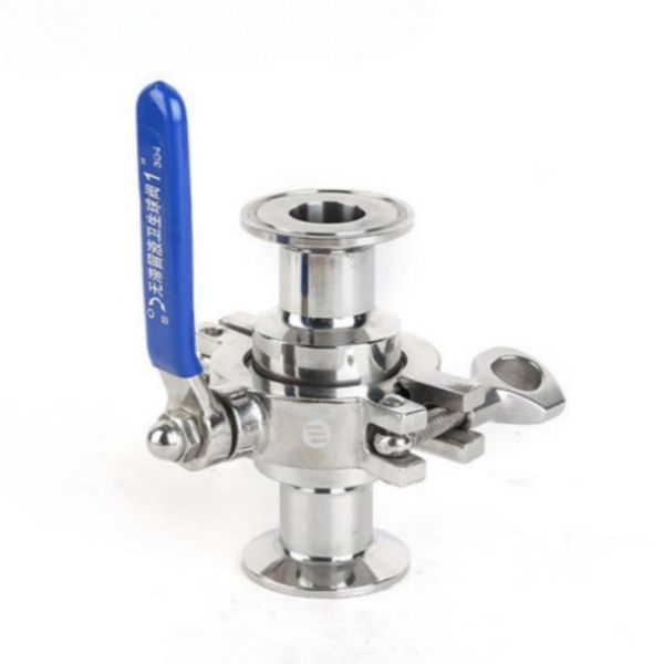 Latest Hot Sale 304/316 Stainless Steel Clamped Ball Valve Sanitary 3-Piece Tri-Clamp Hygienic Ball Valve