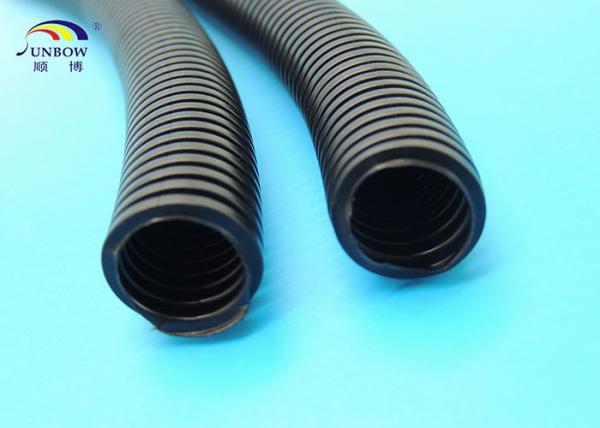 Black PP Corrugated Tubing , PP Wave Tubes , PP Seal type Corrugated Pipe