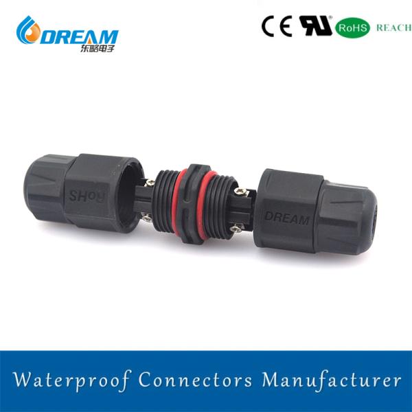 DREAM START Outdoor 2P/3P Male and Female Plug-in Snap Lock Quick Connect Screw Type IP68 Waterproof Connector
