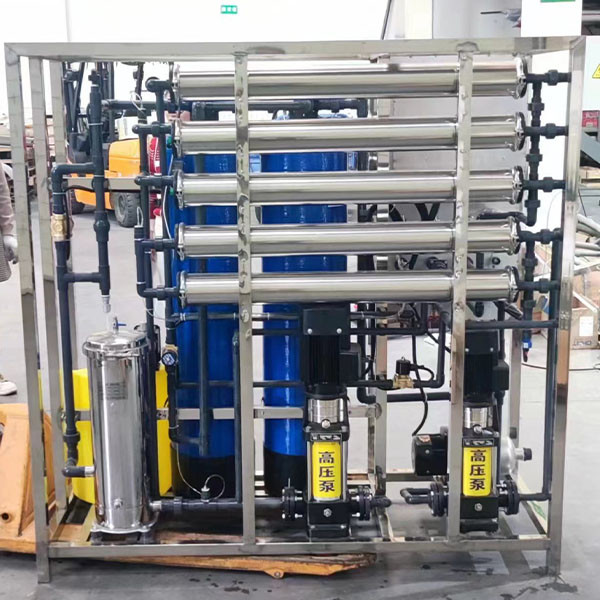 ПВХ 0,5 тонны оборудования для обратного осмоса в двухступенчатом режиме