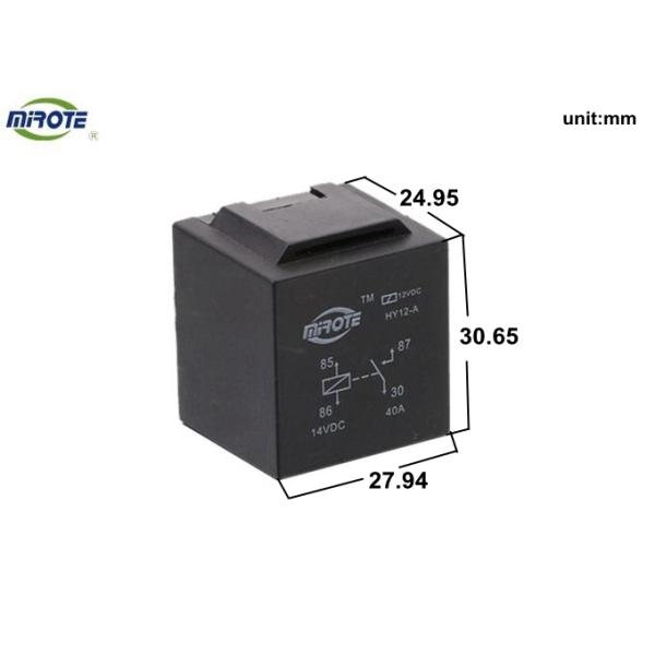 4 Pin Universal Cars Relay 12vdc 40 Amp Relay Waterproof No Iron Sheet 90494959 95230-3A400 165906381 191937503