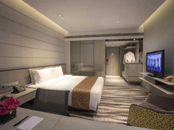 Laminated furniture for whole house interior fixture hotel bedroom furniture of bed headboard and TV unit table