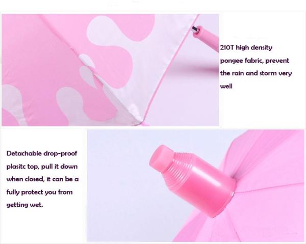 Cute Carton Waterproof Golf Umbrella For Children