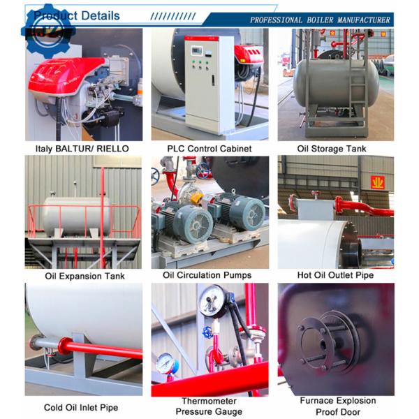 Газовое масло - увольнянный термальный боилер подогревателя масла кондукции/Тхэрмик жидкий боилер для пластиковой индустрии