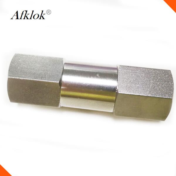 Válvula de verificação masculina de aço inoxidável de alta pressão 3000PSI do npt de 1/4 de polegada 2Way