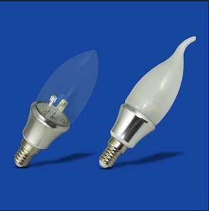 E14 LED candle lights 3W replacing the old incandescent bulbs