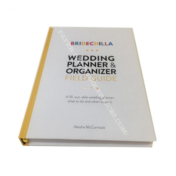 Matte Finishing Custom Planner Printing Services Gift Box Packaging Gold Wire O Bound Hard Cover