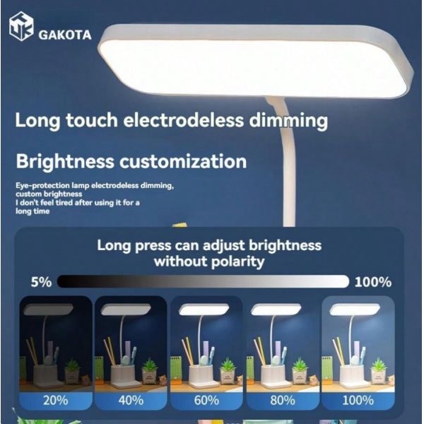 3500-6500K Color Temperature Desk Lamp Study Room Bedroom