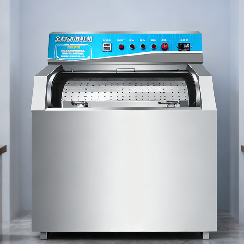Automatic Shoe Cleaning Machine with UV Ozone Sterilization and Stainless Steel Material 1200W Rated Power