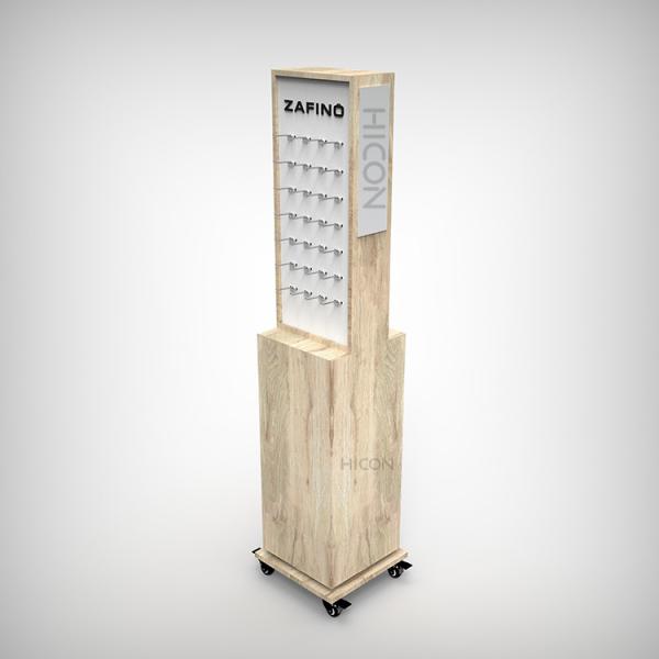 Custom Flooring Display Stands Rotating Jewelry Display Stand For Retail