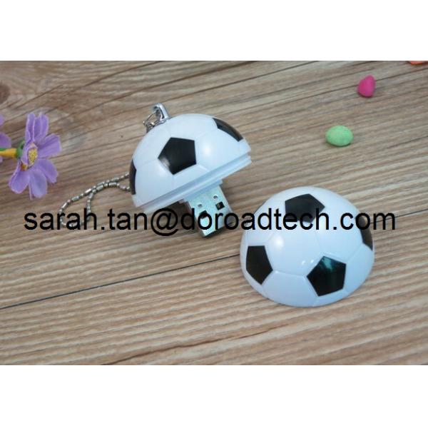 Fashion Style Plastic Football Shaped USB Flash Drives for Promotional Gifts